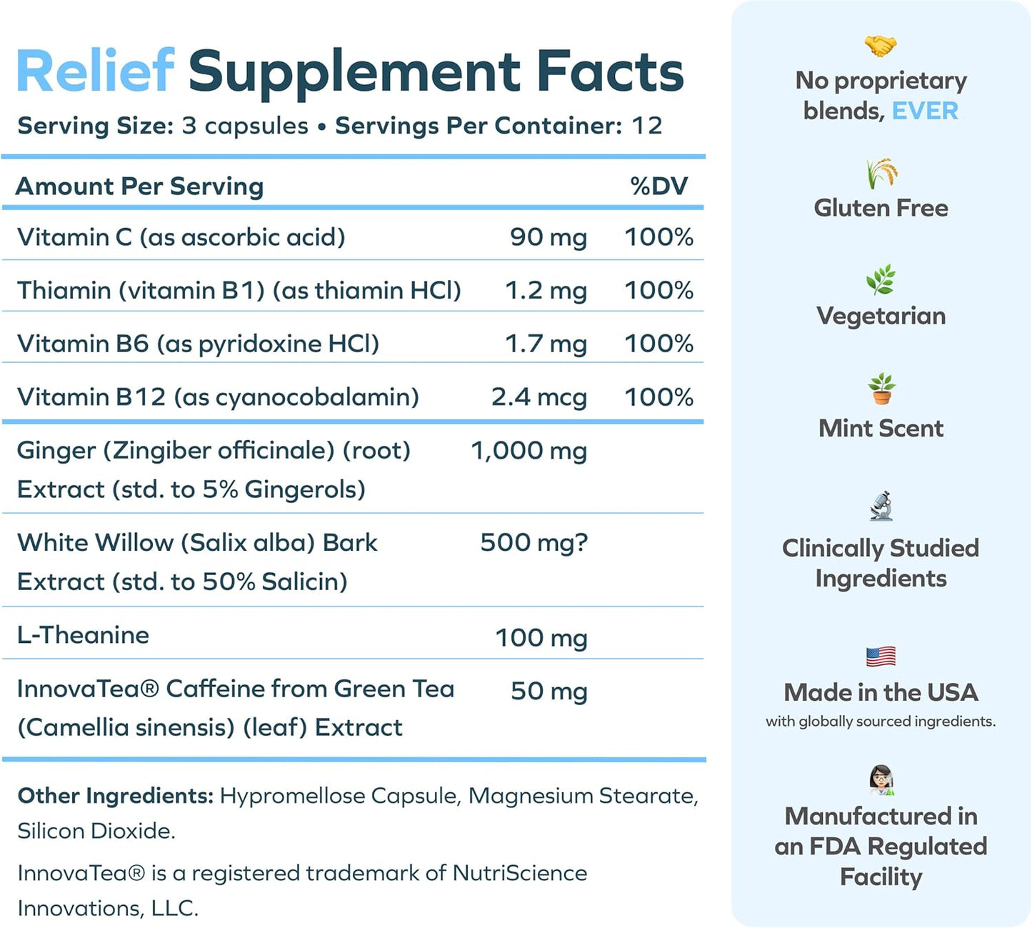 R&R Combo | Restore + Relief | Feel Better after Drinking & Support Your Liver | DHM, L-Cysteine, Milk Thistle, Ginger, White Willow Bark, Caffeine, L-Theanine | 12 Doses Each | Supplements